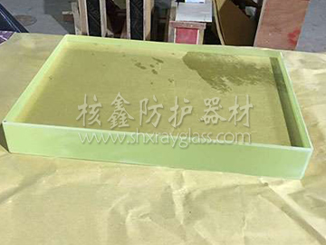 50 mm thick lead glass